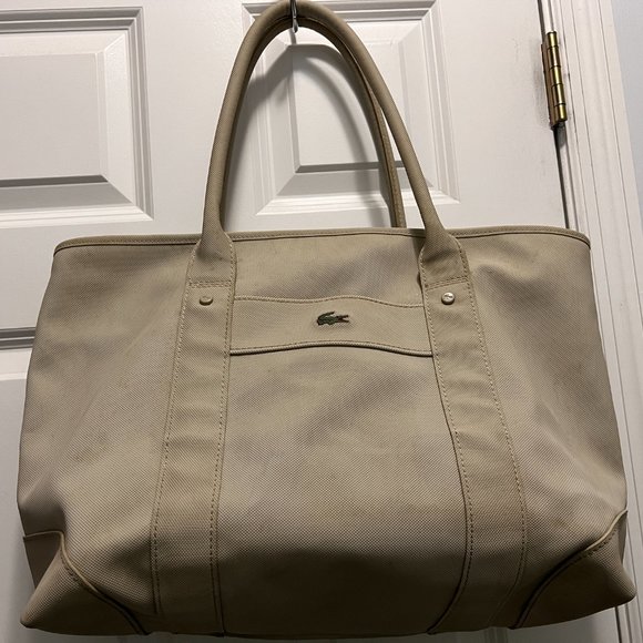 Lacoste PVC weekender tote - Picture 1 of 7